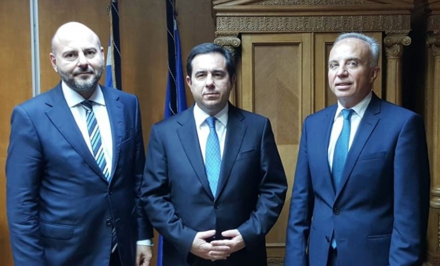 Συνάντηση του υφυπουργού Εργασίας Ν. Μηταράκη με τους προέδρους του ΤΕΕ και του ΤΜΕΔΕ