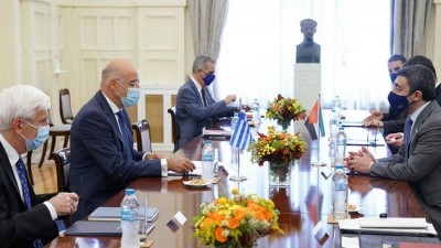 Δένδιας (ΥΠΕΞ): Στρατηγικές οι σχέσεις Ελλάδας και Ηνωμένων Αραβικών Εμιράτων
