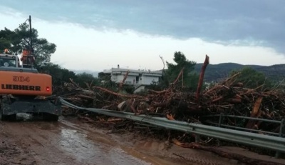 Εικόνες καταστροφής στην Κινέτα