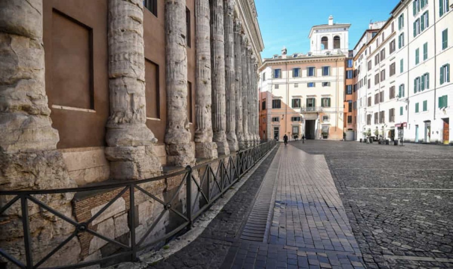 Ιταλία: Τρία ξενοδοχεία της Ρώμης επιτάσσονται για την αντιμετώπιση του κορωνοϊού