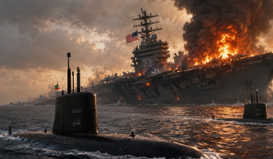 Shock in the US – Iran's... dolphins sink aircraft carriers – Disclosure about terror simulations with Ghadir submarines