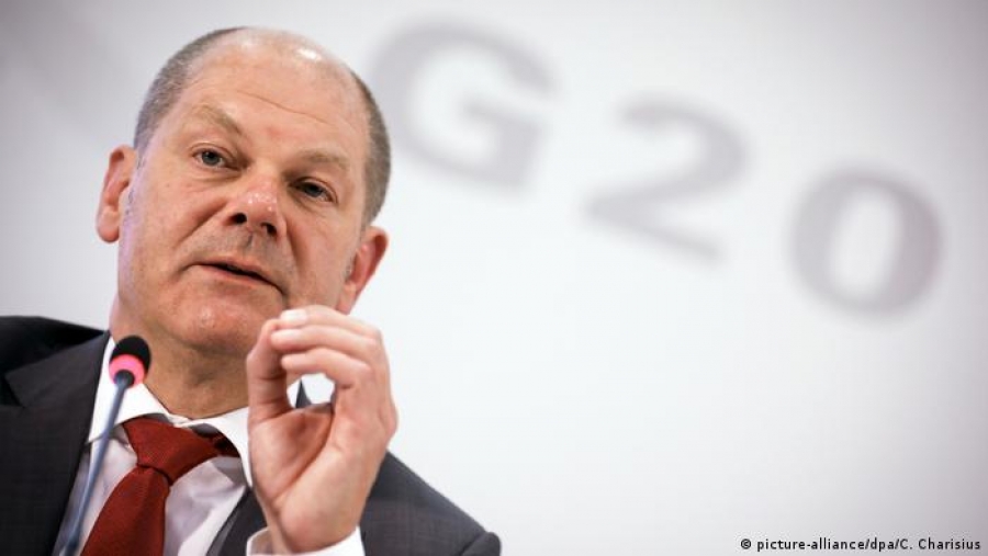 Scholz (ΥΠΟΙΚ Γερμανίας): Οι χώρες της G20 να μην αποσύρουν πρόωρα και απότομα τα μέτρα στήριξης των οικονομιών