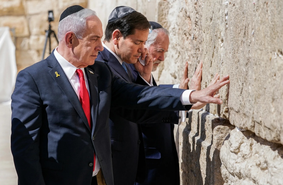 Netanyahu: Η φιλία του Ισραήλ με τις ΗΠΑ είναι τόσο ισχυρή όσο και οι πέτρες του Τείχους των Δακρύων