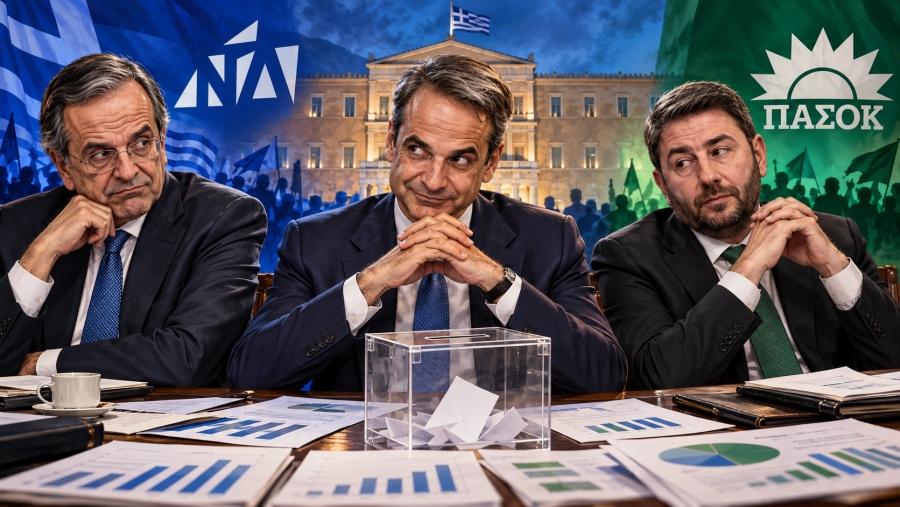 Αποκάλυψη: Εντολή Μαξίμου για «μαγειρεμένες» δημοσκοπήσεις.«Φουσκώνουν» συγκυβέρνηση ΝΔ - ΠΑΣΟΚ, εξαφανίζουν Σαμαρά.
