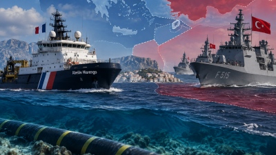 Μπλόκο από Τουρκία στο γαλλικό «Abeille Marengo»: «Πόλεμος» NAVTEX νότια του Καστελόριζου για το καλώδιο Ελλάδας - Κύπρου