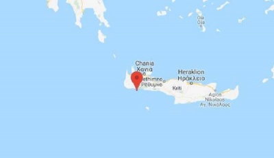 Νέος σεισμός στην Κρήτη 4,5 ρίχτερ στη θαλάσσια περιοχή των Σφακίων