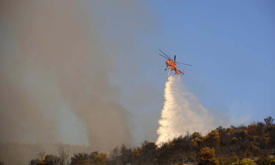 Πολύ υψηλός κίνδυνος πυρκαγιάς για αύριο Τρίτη 13 Αυγούστου