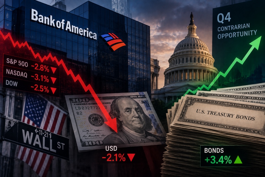 Bank of America: Έρχεται «βόμβα» στις αγορές – Οι Δημοκρατικοί θα γκρεμίσουν μετοχές και δολάριο, τα ομόλογα το μεγάλο στοίχημα