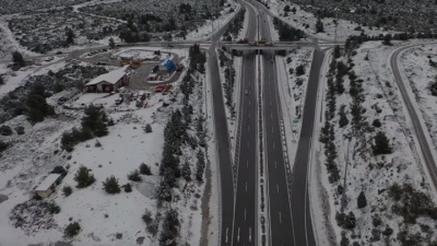 Στα… λευκά η Εθνική Οδός Αθηνών - Λαμίας
