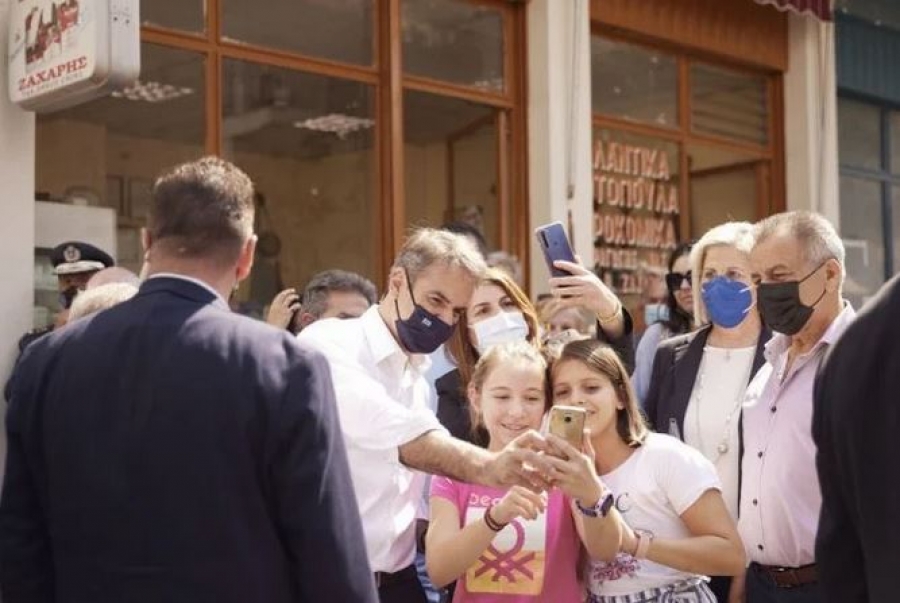 Μητσοτάκης από τα Φάρσαλα: Όλοι θα έχουν ένα μέρισμα από τη νέα αναπτυξιακή δυναμική