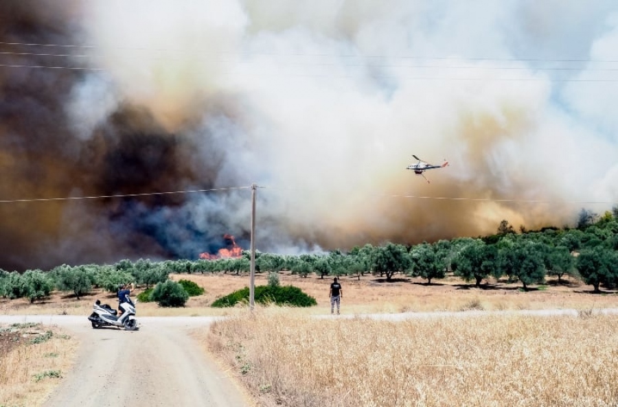 Εικόνες Αποκάλυψης από τα πύρινα μέτωπα στην Ελλάδα: Ανεξέλεγκτες διαστάσεις σε Εύβοια, Καβάλα και Ροδόπη - Συνεχείς εκκενώσεις