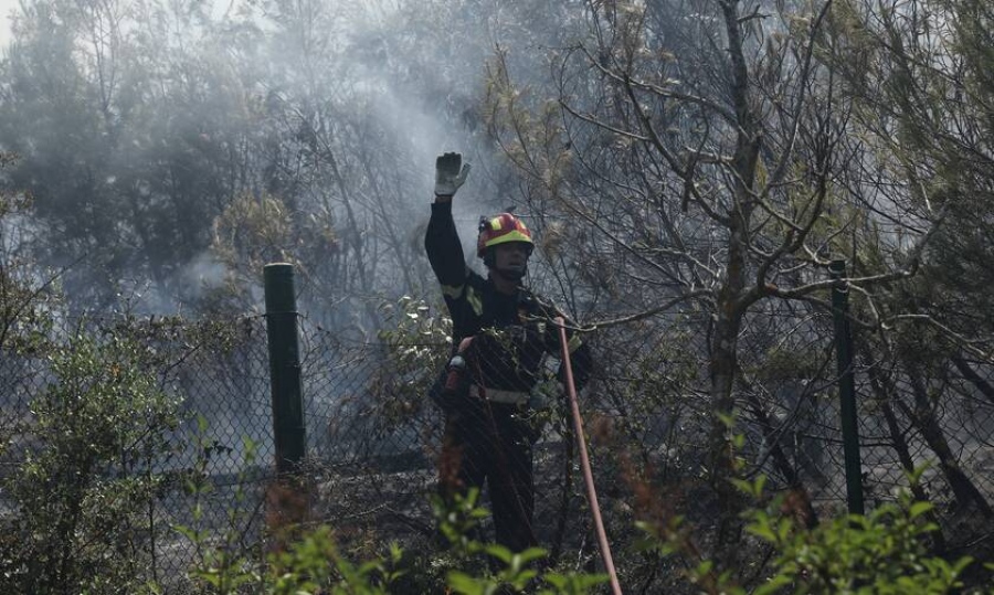 Πυρκαγιά και έξω από την πόλη της Λαμίας – Εκκενώθηκε οικισμός