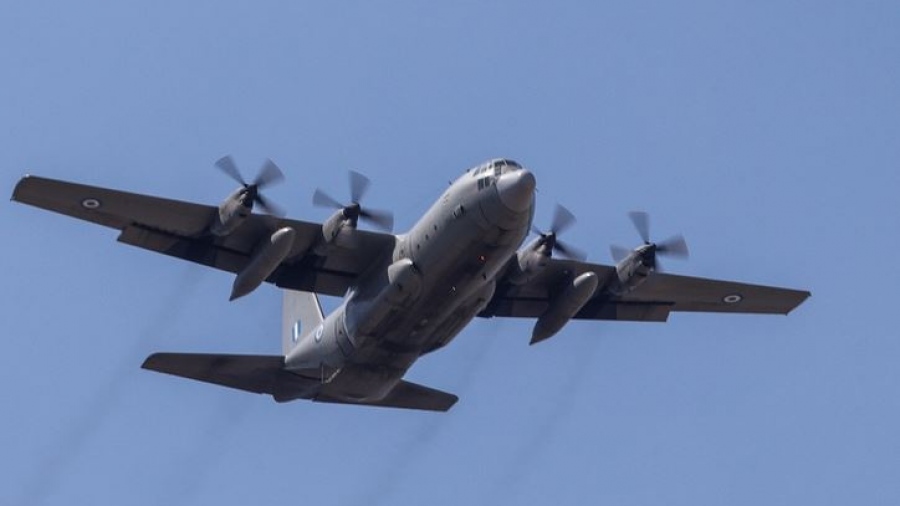 Αναχωρεί στις 9:30 το C-130 με την ανθρωπιστική βοήθεια για τους άμαχους της Λωρίδας της Γάζας