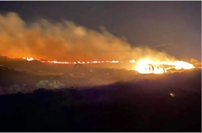 Μεγάλη πυρκαγιά στην Πάρο: Επί τόπου δυνάμεις της Πυροσβεστικής