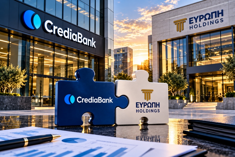 Στις 30/10 η συγχώνευση CrediaBank - Ευρώπη Holdings – Στις 2/11 στο ταμπλό οι νέες μετοχές