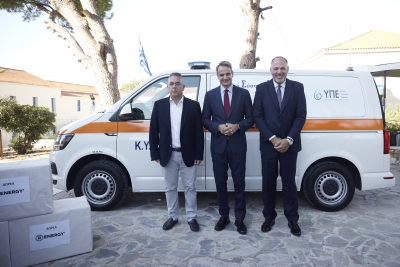 Δωρεά Ασθενοφόρου στον Δήμο Ιθάκης από την R Energy 1