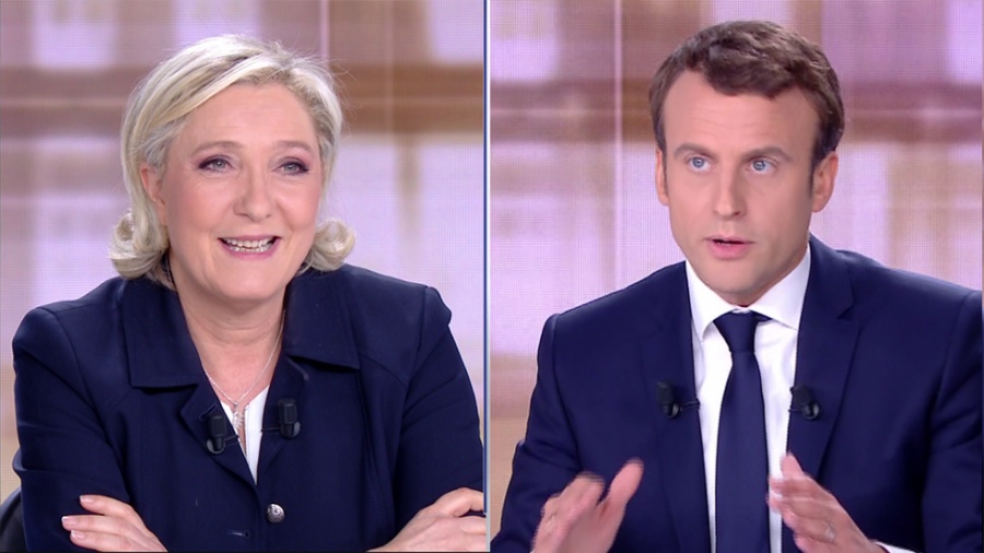 Γαλλία: Μπροστά η Le Pen με 28%, έναντι 27% του Macron  - Κερδίζει έδαφος η ηγέτιδα της ακροδεξιάς