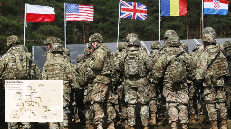 Ιστορική ανατροπή - Η Ευρώπη έτοιμη για Μεγάλο Πόλεμο, ανέπτυξε 7 εκατ. τετ. χλμ. οπλικής βιομηχανίας - Άγριος επανεξοπλισμός