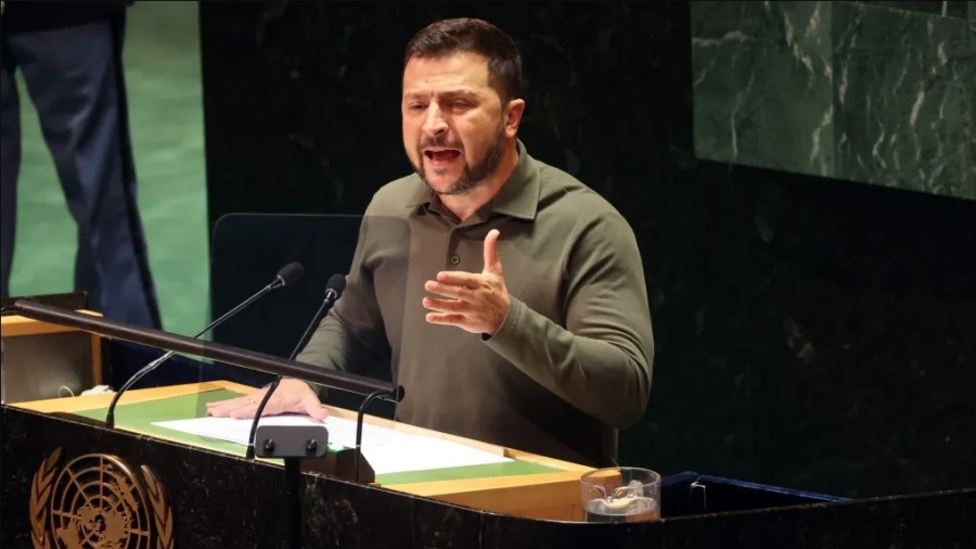 Zelensky από ΟΗΕ: Οι Ρώσοι είναι παγκόσμια απειλή - Δεν θα σταματήσουν στην Ουκρανία