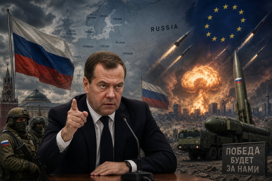 Ακραίος... Medvedev - Στον υπόνομο της ιστορίας ο «ναρκοκλόουν» Zelensky... Έρχεται ο επόμενος «αρουραίος» να γλείφει τα ευρωπαϊκά σκουπίδια