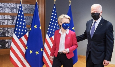 Von der Leyen (Κομισιόν): Πιο δυνατή από ποτέ η σχέση ΗΠΑ - ΕΕ – Στρατηγική αποτυχία του Putin ο πόλεμος στην Ουκρανία