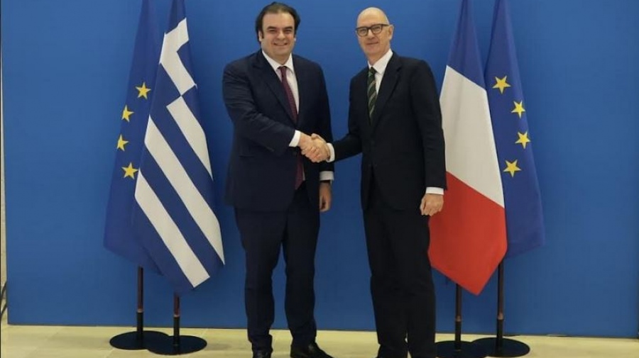 Τη θετική πορεία της ελληνικής οικονομίας και τις μεταρρυθμίσεις  παρουσίασε ο Πιερρακάκης στον Γάλλο Υπουργό Οικονομικών