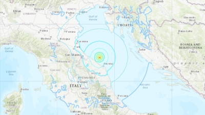 Μεγάλος σεισμός 5,7 Ρίχτερ στην Ιταλία