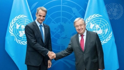 ΟΗΕ: Συνάντηση Μητσοτάκη – Guterres με το Κυπριακό στο επίκεντρο