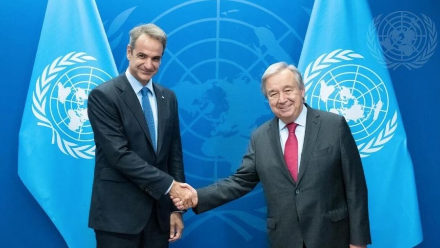 ΟΗΕ: Συνάντηση Μητσοτάκη – Guterres με το Κυπριακό στο επίκεντρο