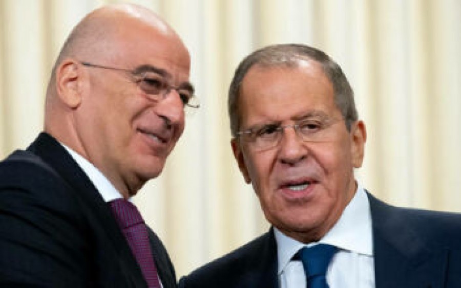 Τηλεφωνική επικοινωνία Lavrov - Δένδια, στο επίκεντρο οι σχέσεις Ελλάδος - Ρωσίας