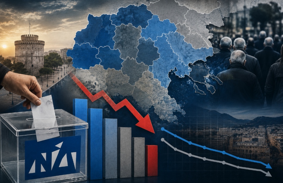 Εκλογική πανωλεθρία στη Βόρεια Ελλάδα: Η ΝΔ χάνει ήδη 15% στη Μακεδονία χωρίς… να έχει ενεργοποιηθεί το κόμμα Σαμαρά