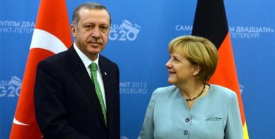 Erodgan σε Merkel: Μη αποδεκτή η στάση της Ελλάδας - Κάνει βήματα που αυξάνουν την ένταση και οδηγούν στη μη επίλυση των προβλημάτων