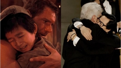 Oscar: 30 χρόνια μετά.. Viral η αγκαλιά Ke Huy Quan - Ford μετά το Indiana Jones