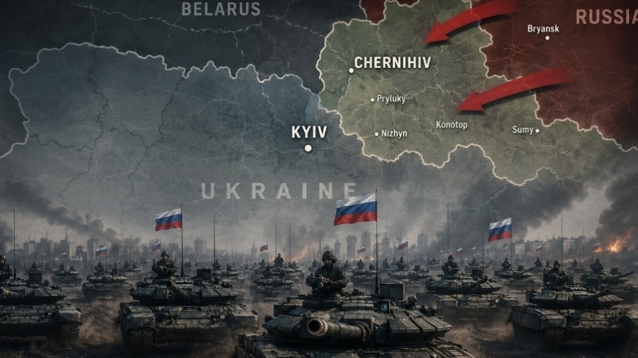 Alarm in Ukraine – Russia opens the northern front, unprecedented attack with 600,000 soldiers on Kyiv, Chernihiv