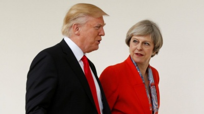 Τα «μαζεύουν» May και Trump: Βασικός μας στόχος μία καλή διμερής εμπορική συμφωνία