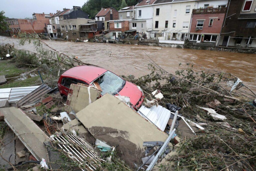 Μεγάλες καταστροφές στις χειρότερες, εδώ και δεκαετίες, πλημμύρες στο Βέλγιο