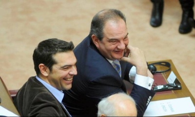 Ο Καραμανλής, ο Τσίπρας και ο Καμμένος - Η δόση και το μαξιλαράκι - Καραμανλής και το σκάνδαλο Novartis