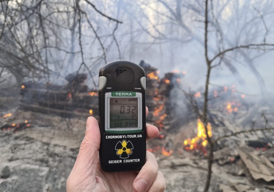 EEAE: Ανεπηρέαστα τα επίπεδα ραδιενέργειας στην Ελλάδα από την δασική πυρκαγιά στο Τσέρνομπιλ