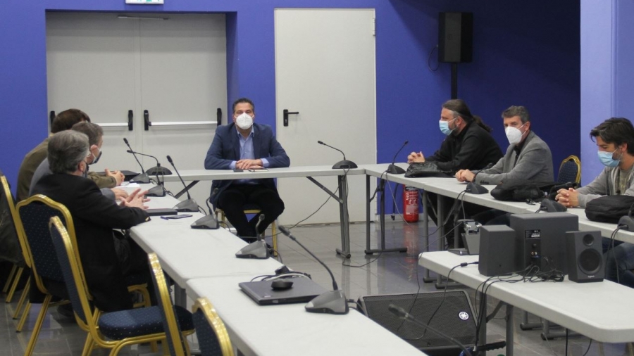 Συνάντηση του γραμματέα της ΠΕ της ΝΔ με το προεδρείο της ΟΛΜΕ