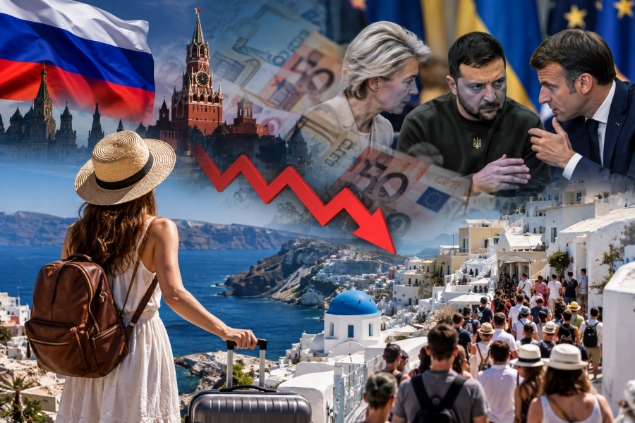 Sanctions and visa bans cost Greece €400 million annually as EU restricts Russian tourists