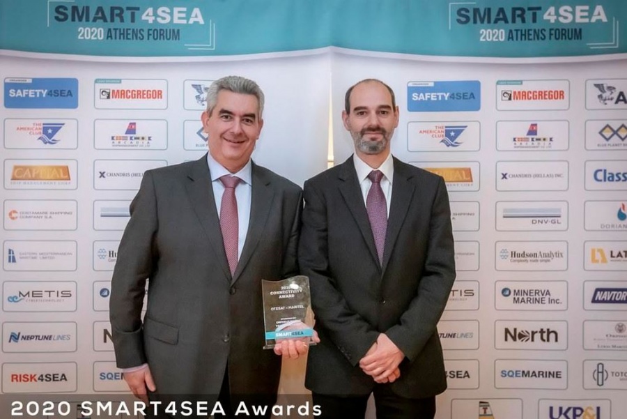 Βραβείο για την ICT λύση δορυφορικών ευρυζωνικών επικοινωνιών s@tGate στην Otesat-Maritel