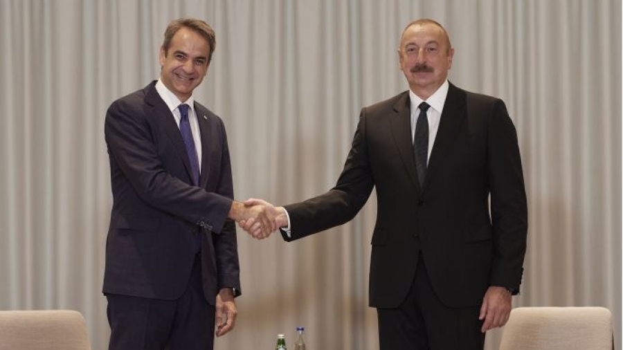 Συνάντηση Μητσοτάκη με Πρόεδρο του Αζερμπαϊτζάν με έμφαση διμερείς σχέσεις και ενέργεια