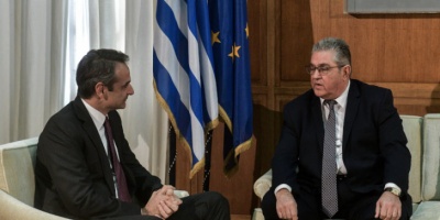 Η συνάντηση Μητσοτάκη - Κουτσούμπα