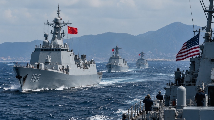 Global alarm - Chinese forces confront US warship - New tension with Taiwan