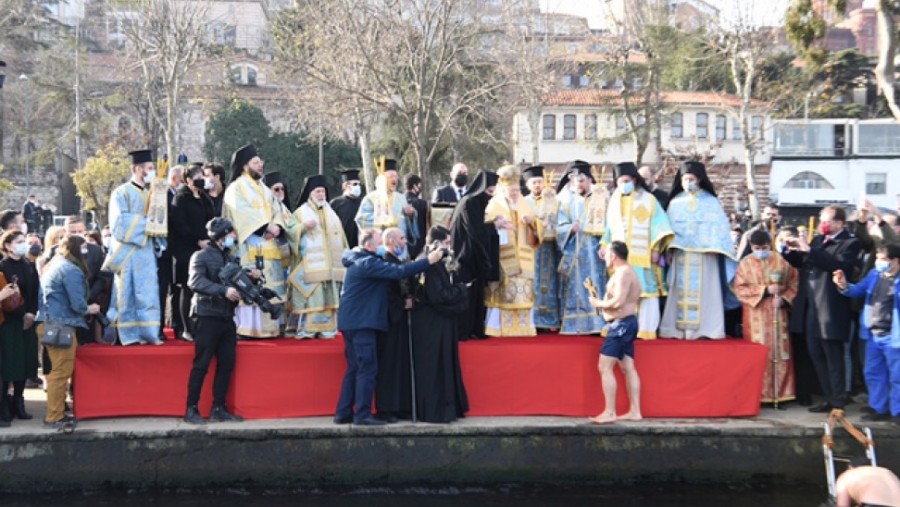 Με μεγαλοπρέπεια ο εορτασμός των Θεοφανείων στο Φανάρι