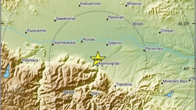 Ισχυρός σεισμός στη Βουλγαρία - Αισθητός και στη Βόρεια Ελλάδα