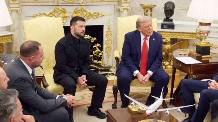 Daily Mail: Ο Zelensky, ξανά ατιμασμένος, φαινόταν πολύ νευρικός στη συνάντηση με Trump – Αδύναμοι οι ευρωπαίοι ηγέτες