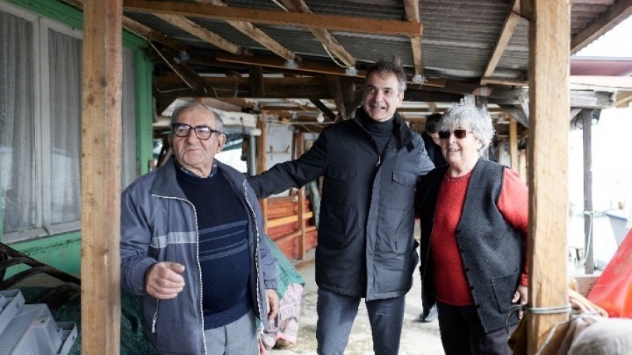 Έβρος: Την «Κυρά του Δέλτα» επισκέφθηκε ο Μητσοτάκης - Δωρεάν ρεύμα στο σπίτι της