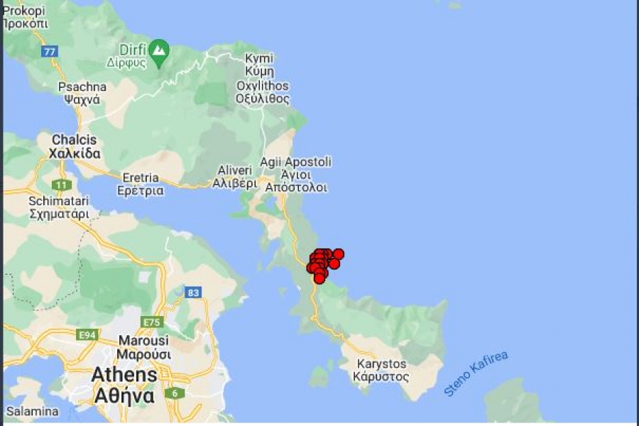 Συνεχείς μετασεισμοί στην Εύβοια, αισθητοί στην Αττική – Καθησυχαστικός ο Λέκκας