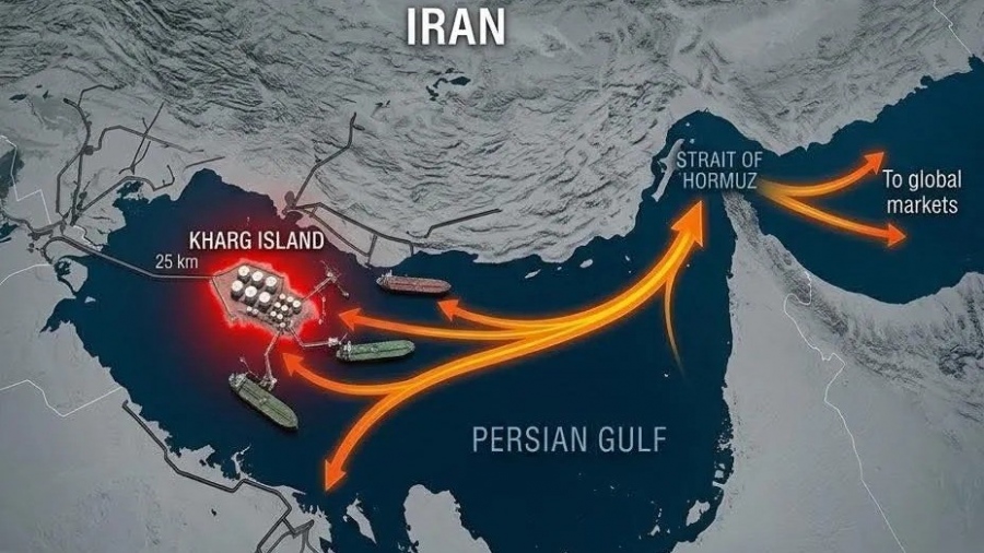 Συναγερμός στο Hormuz: Τέσσερις πύραυλοι διέλυσαν τάνκερ κοντά στο στρατηγικό νησί Kharg του Ιράν